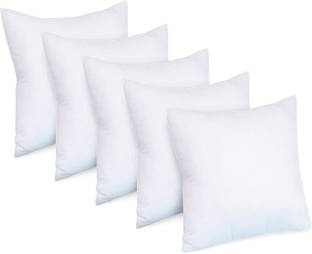 VLYSIUM small cushion 12*12 inch pillow for sofa (30x30 cm) Polyester Fibre Solid Cushion Pack of 3