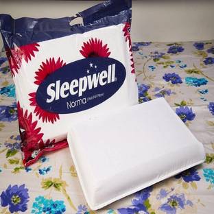 Sleepwell Pillow Set || Comfort And Support Pillow Polyester Fibre Solid Sleeping Pillow Pack of 1