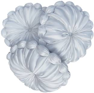 Pillowwala Microfibre Cushion Pack of 3 Solid