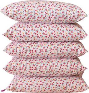 Swikon star Microfibre Floral Sleeping Pillow Pack of 5