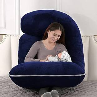 JoJo J SHAPE Microfibre Solid Pregnancy Pillow Pack of 1