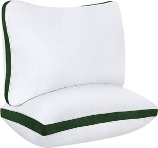 मॉम मून Cozy Comfort Gusseted Pillow माइक्रोफाइबर ठोस सोने वाली तकिया 2 का पैक