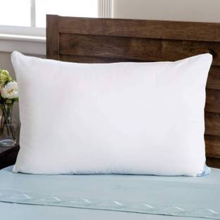 COZYKO Rectangle Microfibre Stripes Sleeping Pillow Pack of 1