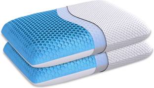 The Sleep Company Foam Sleeping Pillow Pack of 2 Solid SmartGRID Hybrid Premium