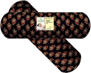 ACTOS Microfibre Bolster Pack of 2 Floral