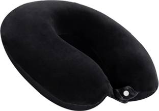 YASHTU Microfibre Solid Travel Pillow Pack of 1