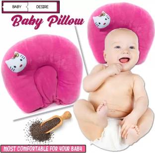 Baby Desire Cotton, Mustard Seeds Baby Pillow Pack of 1 Animals