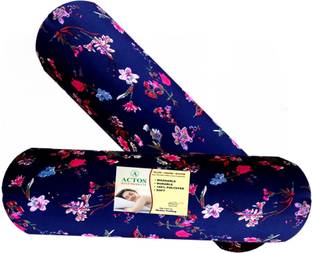 ACTOS Microfibre Bolster Pack of 2 Floral