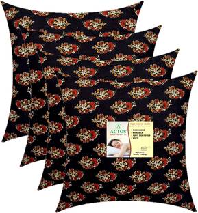ACTOS Microfibre Cushion Pack of 4 Floral