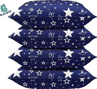GAGO Luxury Polyester Fibre Abstract Sleeping Pillow Pack of 4