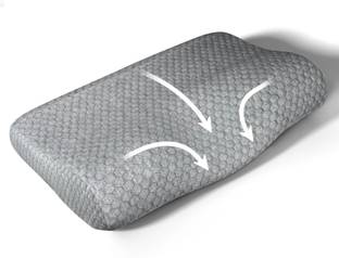 AGEasy Cervical Pillow Memory Foam Solid Orthopaedic Pillow Pack of 1