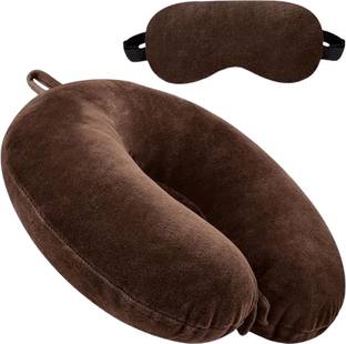 TrendTryst Fashion Polyester Fibre Nature Travel Pillow Pack of 1