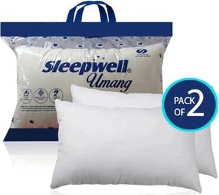 Sleepwell Microfibre Sleeping Pillow Pack of 2 Solid 002