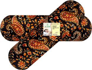 ACTOS Microfibre Bolster Pack of 2 Floral