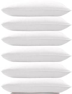 KVASTRA Microfibre Solid Sleeping Pillow Pack of 6