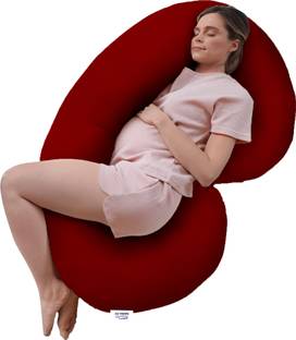 GADDA CO C Shape Full Body Support Maternity Pillow For Pregnant Women Microfibre Solid Pregnancy Pillow Pack of 1