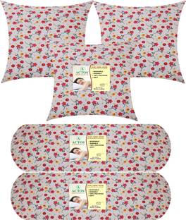 ACTOS Microfibre Bolster Pack of 5 Floral