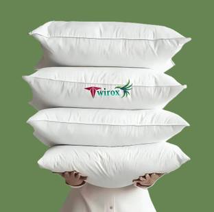 TWIROX Cotton Sleeping Pillow Pack of 4 Solid ULTRA SOFT LUXURY