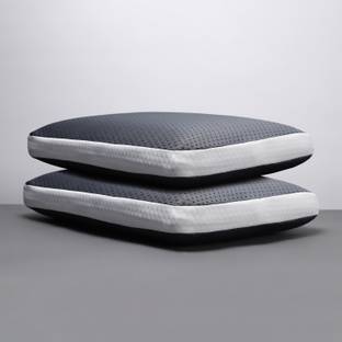 LA VERNE Luxury Memory Foam Geometric Sleeping Pillow Pack of 2
