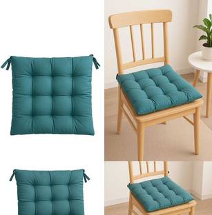 MS Choice India Microfibre Chair Pad Pack of 1 Solid Pad Series