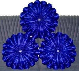 RACCOON Microfibre Cushion Pack of 3 Solid Decorative Touch