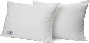 THE WOOD WHITE INDIA Microfibre Sleeping Pillow Pack of 2 Solid MicroFibre Pillow Set of 2 | 16 x 24 Inches or 41 x 61 cm.