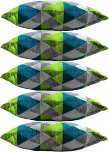 STOMIA Microfibre Abstract Sleeping Pillow Pack of 5