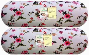ACTOS Microfibre Bolster Pack of 2 Floral