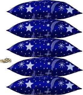 GAGO LUXURY Polyester Fibre Abstract Sleeping Pillow Pack of 5