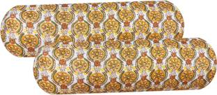 Changers Round Bolster Microfibre Floral Bolster Pack of 2