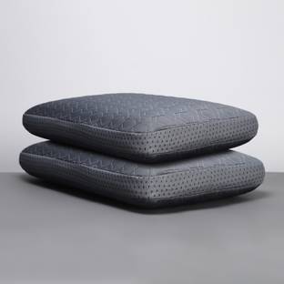 LA VERNE Luxury Memory Foam Geometric Sleeping Pillow Pack of 2
