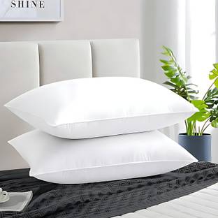 YPOLOIPO LUXURY Microfibre Solid Sleeping Pillow Pack of 2