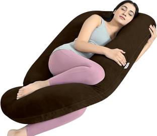 Vijay Premium series Polyester Fibre Solid Pregnancy Pillow Pack of 1