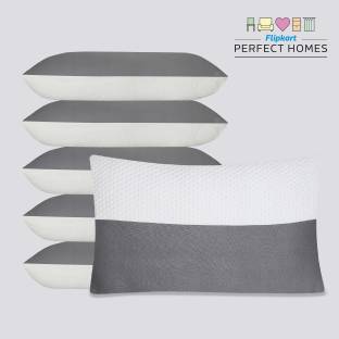 Flipkart Perfect Homes Home & furnish Microfibre Geometric Sleeping Pillow Pack of 6