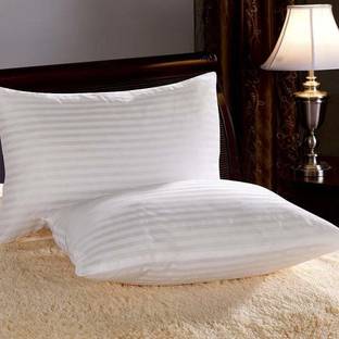 JDX 18012-2-16x24 Polyester Fibre Solid Sleeping Pillow Pack of 2
