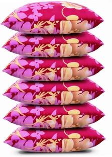 SOFT SNOOZE Luxury Polyester Fibre Abstract Sleeping Pillow Pack of 6