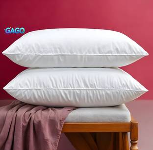 GAGO LUXURY Cotton Solid Sleeping Pillow Pack of 4