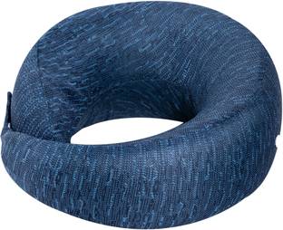 MY ARMOR Memory Foam Travel Neck Pillow for Flights, Car, Train, Adjustable Height, Memory Foam Abstract Travel Pillow Pack of 1