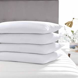 YPOLOIPO LUXURY Microfibre Solid Sleeping Pillow Pack of 4