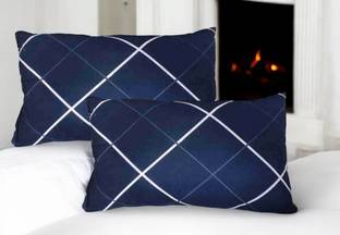 SOFT SNOOZE Microfibre Geometric Sleeping Pillow Pack of 2