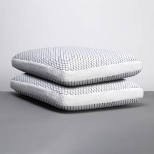 LA VERNE Luxury Memory Foam Geometric Sleeping Pillow Pack of 2