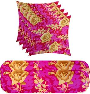 PALVIT Microfibre Bolster Pack of 7 Abstract