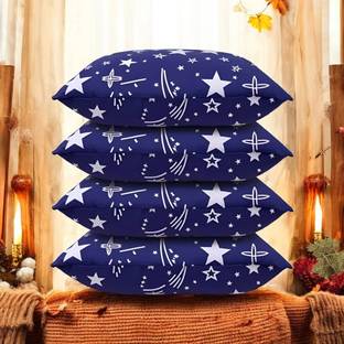 GZZZSD Microfibre Solid Sleeping Pillow Pack of 4