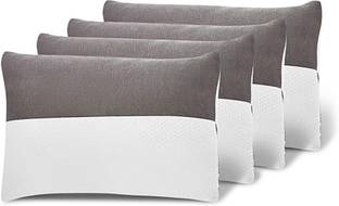 Wakefit Polyester Fibre Solid Sleeping Pillow Pack of 4