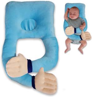 Om Creation Cotton Solid Baby Pillow Pack of 1