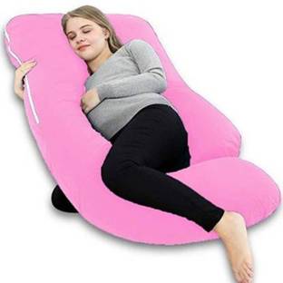 Texlux "Enjoy full-body comfort and support for a more peaceful pregnancy journey." Microfibre Solid Pregnancy Pillow Pack of 1