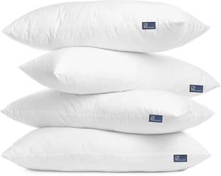 THE WOOD WHITE INDIA Microfibre Sleeping Pillow Pack of 4 Solid size 17 x 27 Inches Or 43 x 69 cm