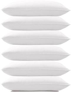 KVASTRA Microfibre Solid Sleeping Pillow Pack of 6