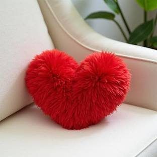 Sleepsia Heart Shape Pillow 8" | Heart Shape Cushion Pillow For Gifting Purpose - Microfibre Toons & Characters Cushion Pack of 1