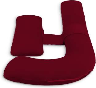 Mom's Moon Microfibre Pregnancy Pillow Pack of 1 Solid